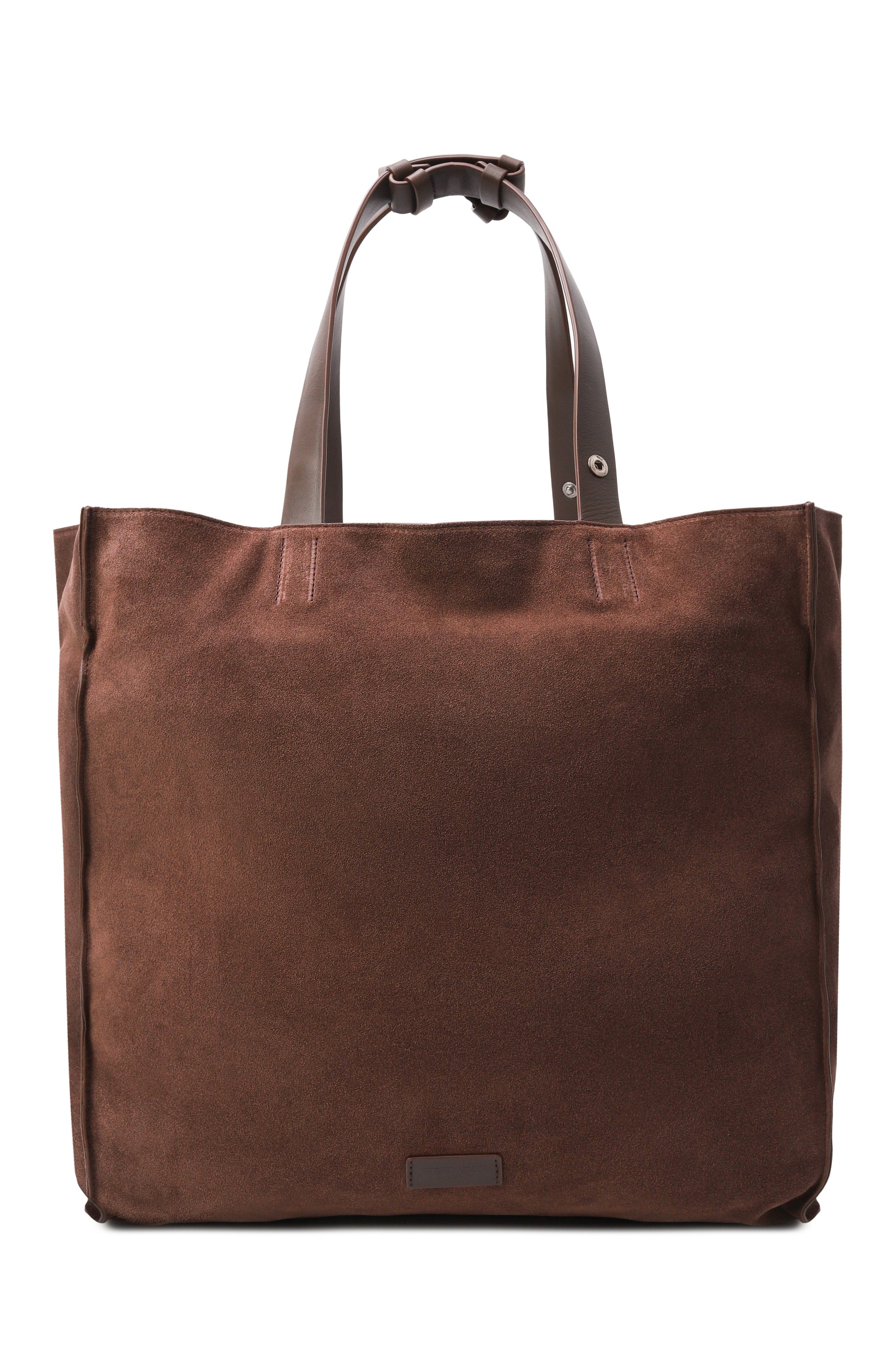 Сумка-тоут GIORGIO ARMANI темно-коричневого цвета по цене 229500 руб., арт. GM000903/AF14375, фото 1 Сумка-тоут GIORGIO ARMANI, арт. GM000903/AF14375, фото 1