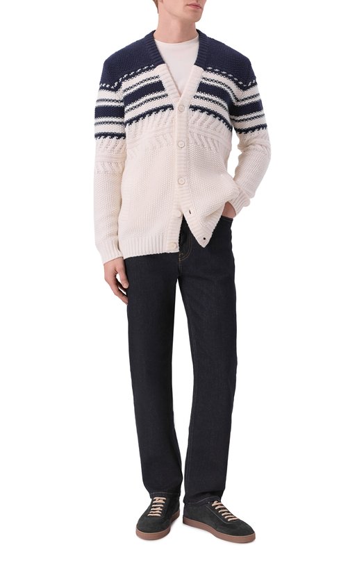 Кашемировый кардиган MVST M25.1MM.K001 Белый  M25.1MM.K001 Фото 2