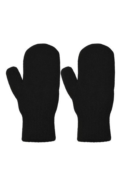 Варежки из шерсти и кашемира CANOE черного цвета по цене 8360 руб., арт. 6202210, фото 3 Варежки из шерсти и кашемира CANOE, арт. 6202210, фото 3