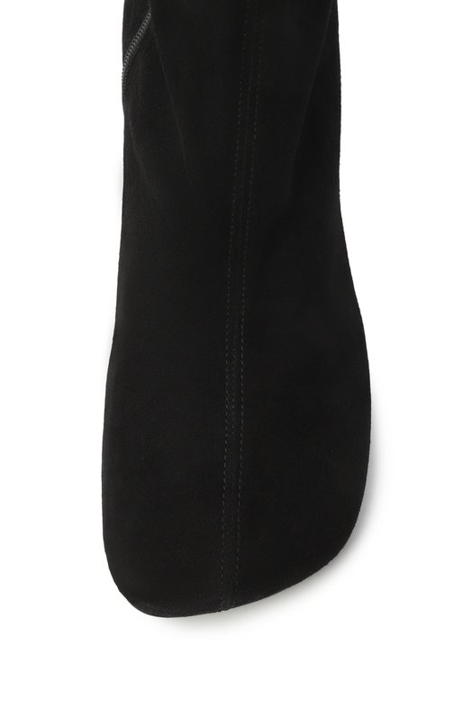 Замшевые ботильоны Dries Van Noten W232-201/135 Чёрный  W232-201/135 Фото 6