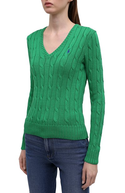 Хлопковый пуловер POLO RALPH LAUREN, арт. 211580008, фото 3