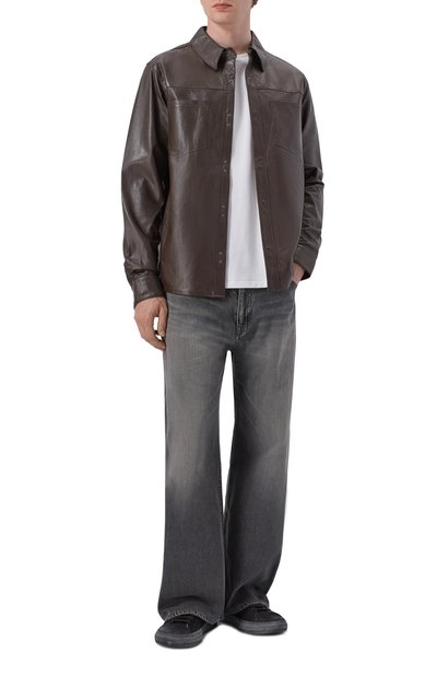 Кожаная рубашка GIORGIO BRATO, арт. GU26S9812NAPSTM, фото 2