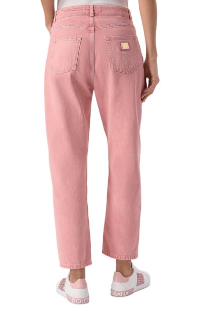 Джинсы DOLCE & GABBANA розового цвета по цене 89950 руб., арт. FTC7CD/G8MT5, фото 4 Джинсы DOLCE & GABBANA, арт. FTC7CD/G8MT5, фото 4