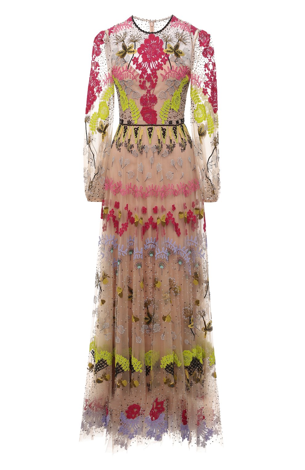 Платье с отделкой бисером VALENTINO, арт. XB3VDCY11ED, фото 1