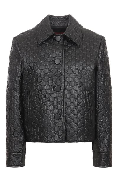 Женская кожаная куртка GUCCI, арт. 834308/XNA4F