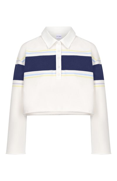 Женское хлопковое поло RE/DONE, арт. 091-02WRGBP0L/CUT 0FF RUGBY P0L0