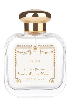 Одеколон fresia (50ml) SANTA MARIA NOVELLA бесцветного цвета, арт. SMN3116002 | Фото 1 (Тип продукта - парфюмерия: Одеколон; Региональные ограничения белый список (Axapta Mercury): Не проставлено; Нос: Не проставлено; Ограничения доставки: flammable)