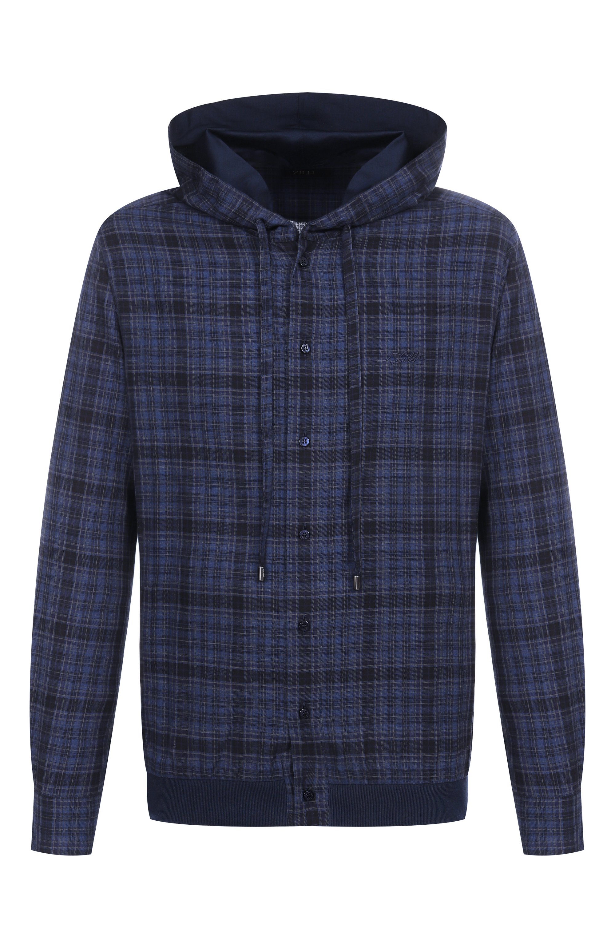 Рубашка из хлопка и кашемира ZILLI, арт. FD0M02M010612151Q, фото 1