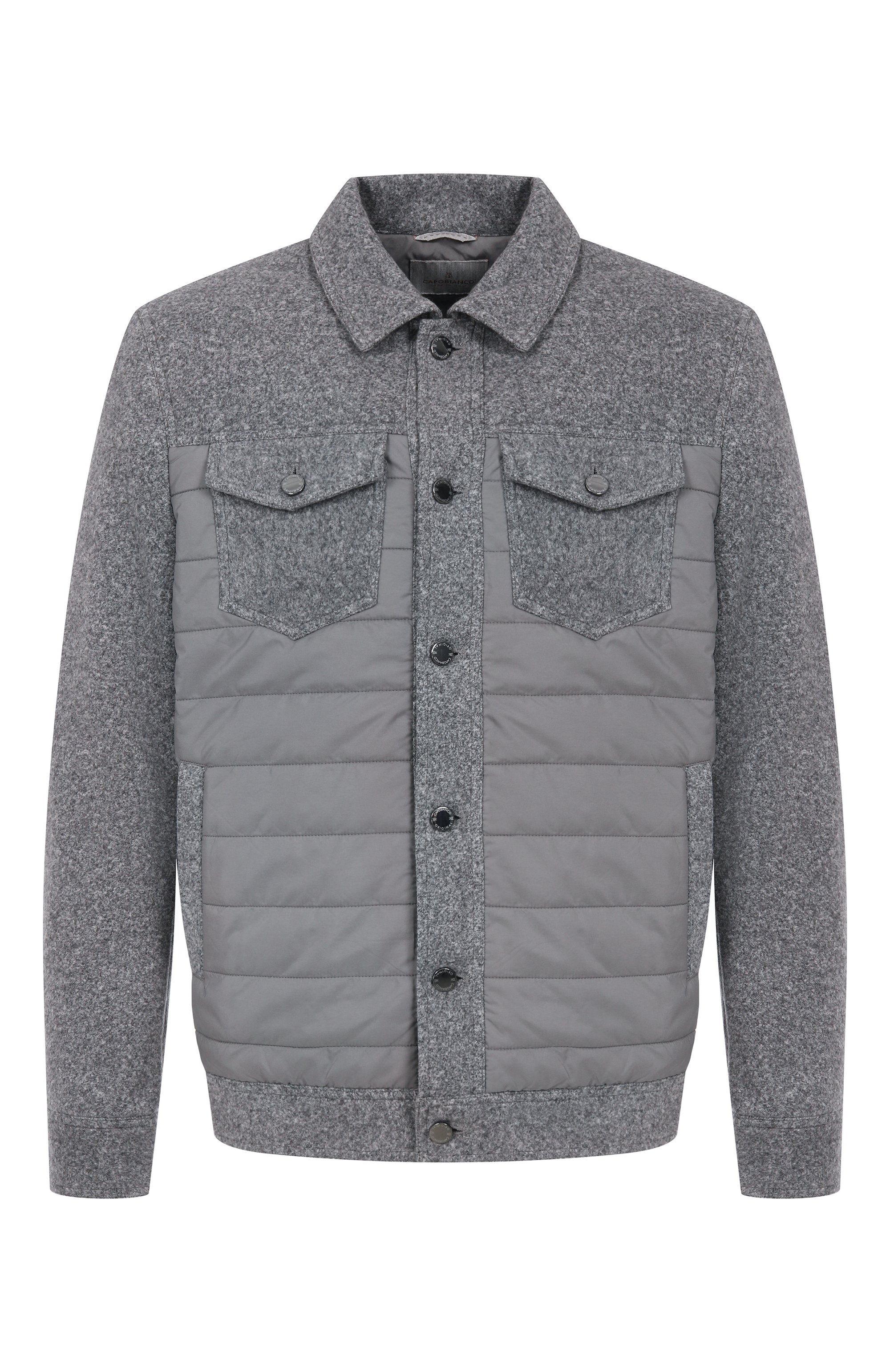 Куртка из хлопка и шерсти CAPOBIANCO, арт. 19M183.FSNY., фото 1