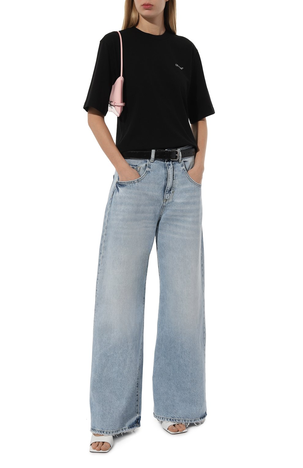 Хлопковая футболка OFF-WHITE, арт. 0WAA124S24JER002, фото 2