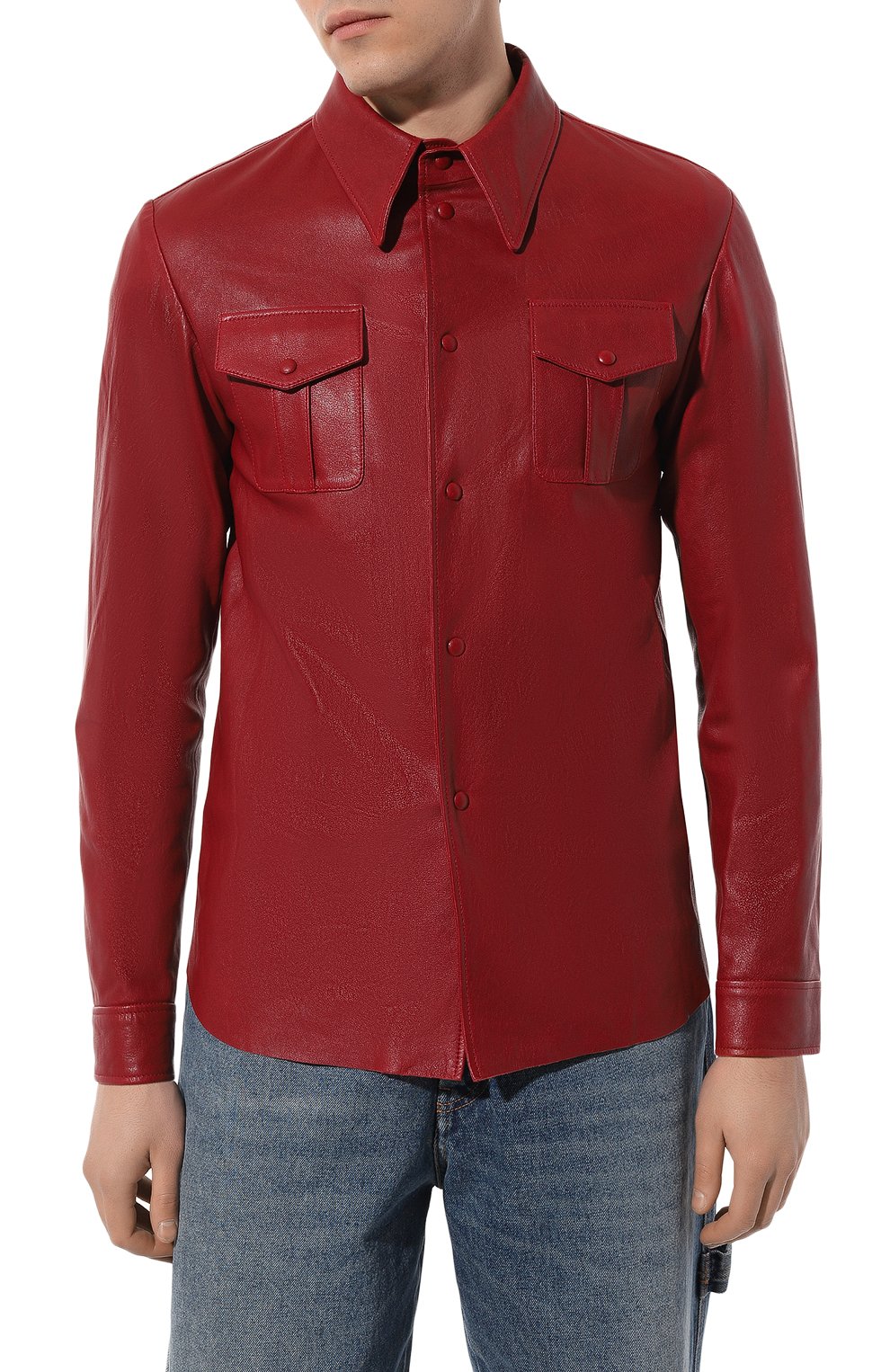 Кожаная рубашка GUCCI, арт. 624742 XN635, фото 3