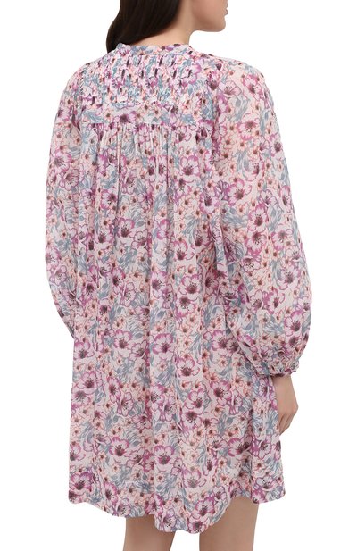 Хлопковое платье ISABEL MARANT ETOILE светло-розового цвета по цене 37200 руб., арт. R01591-21P009E/VIRGINIE, фото 4 Хлопковое платье ISABEL MARANT ETOILE, арт. R01591-21P009E/VIRGINIE, фото 4