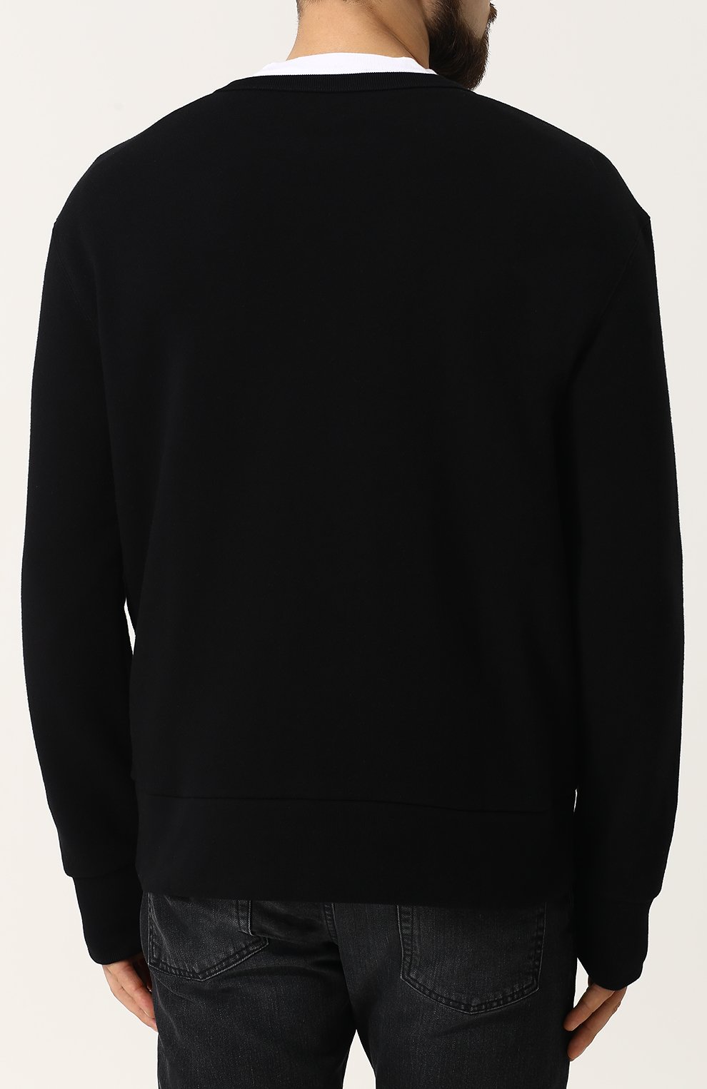 Хлопковый свитшот с принтом GUCCI черного цвета по цене 69900 руб., арт. 475532/X3N46, фото 4 Хлопковый свитшот с принтом GUCCI, арт. 475532/X3N46, фото 4