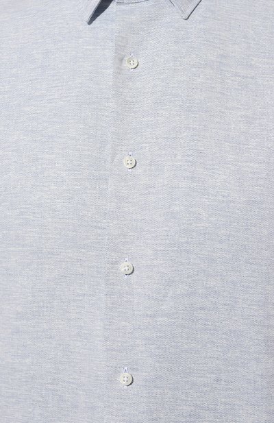 Рубашка изо льна и хлопка CANALI, арт. 7A1/GD03158, фото 5