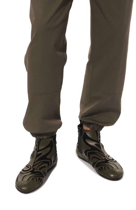 Комбинированные сапоги RBRSL Хаки, фото 3