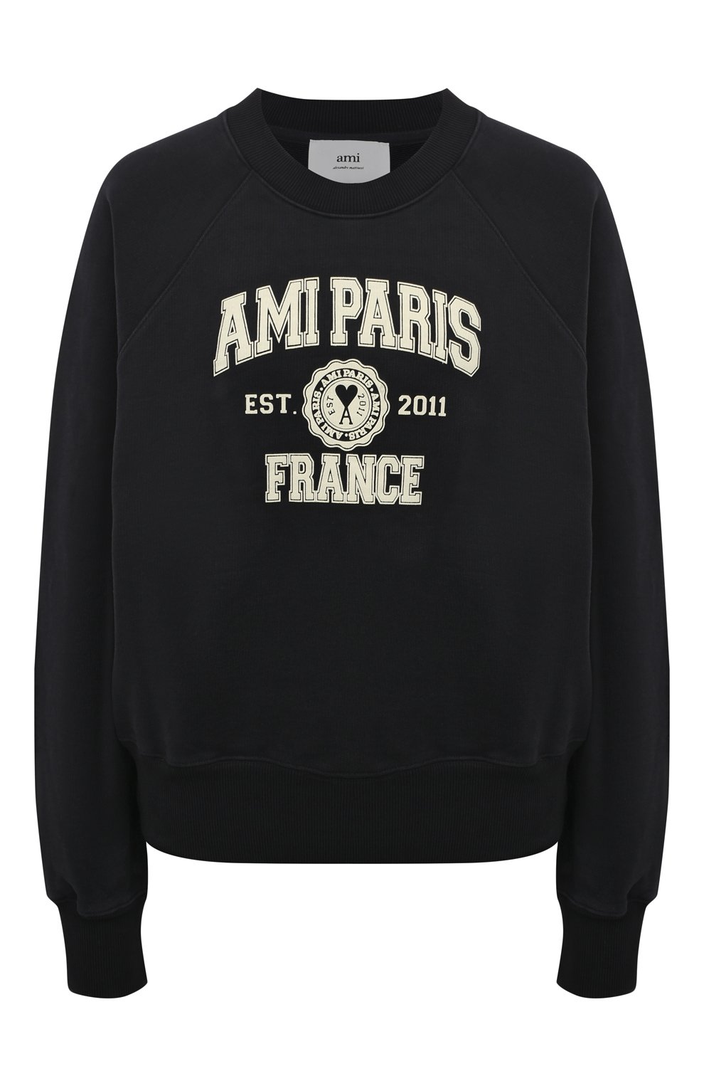 Хлопковый свитшот AMI, арт. USW010 747, фото 1