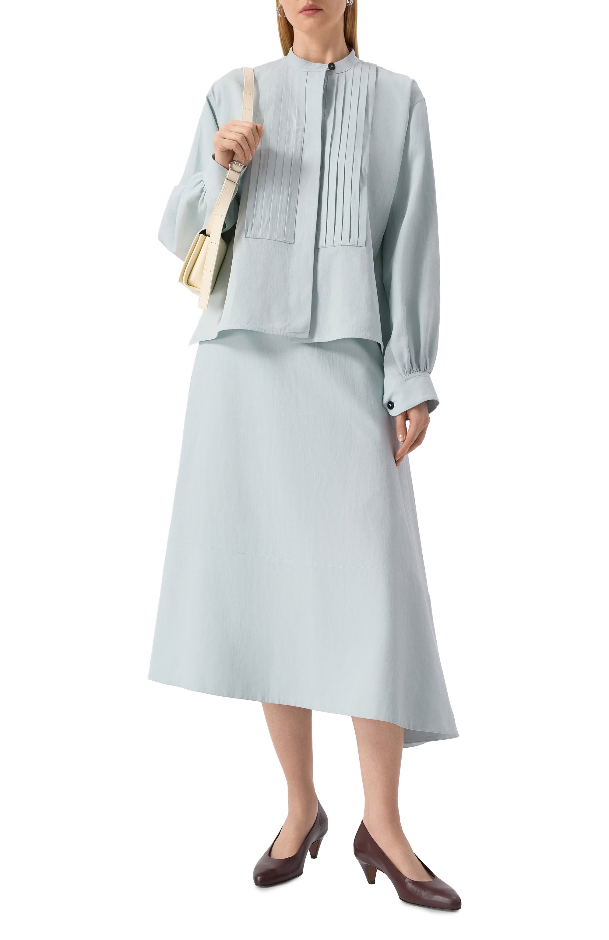 Льняная блузка JIL SANDER, арт. J04DL0106-J60001, фото 2