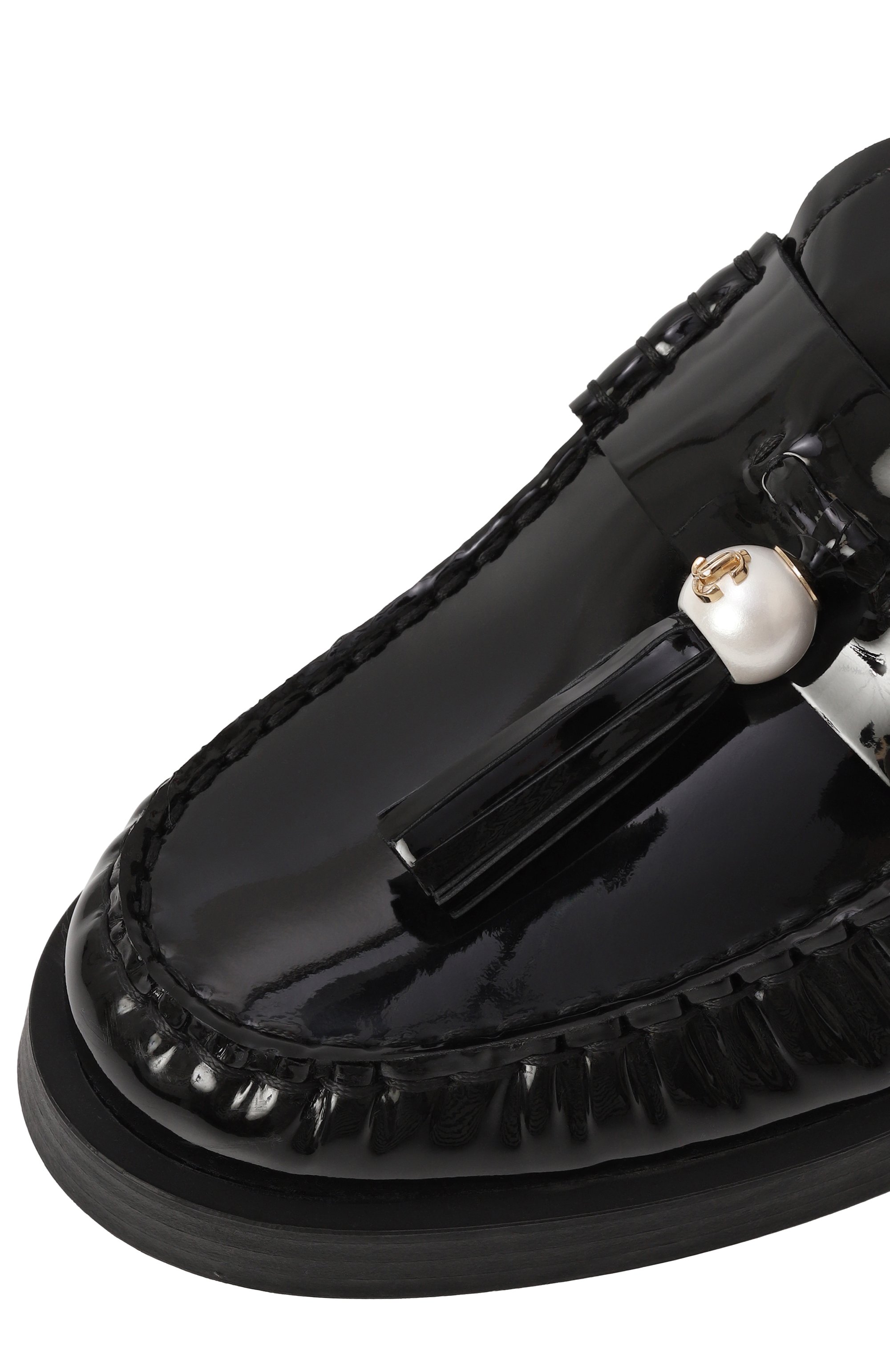 Кожаные лоферы addie JIMMY CHOO, арт. ADDIE/PEARL/PAT, фото 7