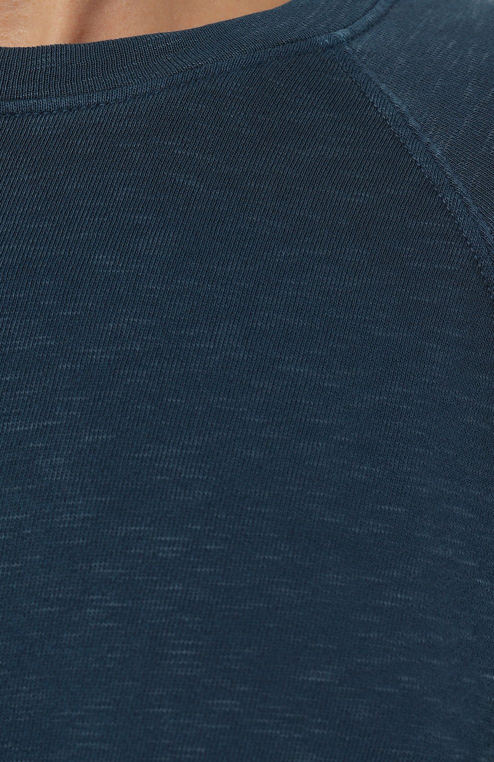 Хлопковый свитшот JAMES PERSE бирюзового цвета по цене 33100 руб., арт. WXA3657, фото 5 Хлопковый свитшот JAMES PERSE, арт. WXA3657, фото 5