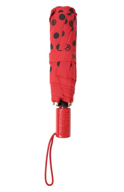 Складной зонт MOSCHINO красного цвета по цене 10750 руб., арт. 8939-0PENCL0SEC, фото 4 Складной зонт MOSCHINO, арт. 8939-0PENCL0SEC, фото 4