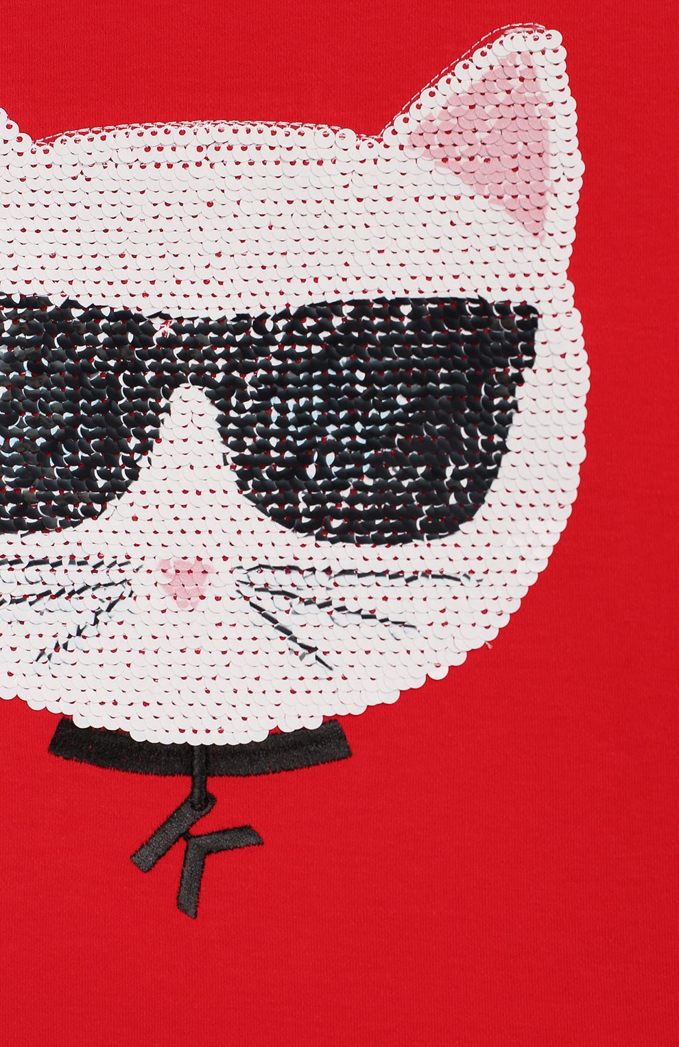 Хлопковое платье KARL LAGERFELD KIDS, арт. Z12122, фото 3