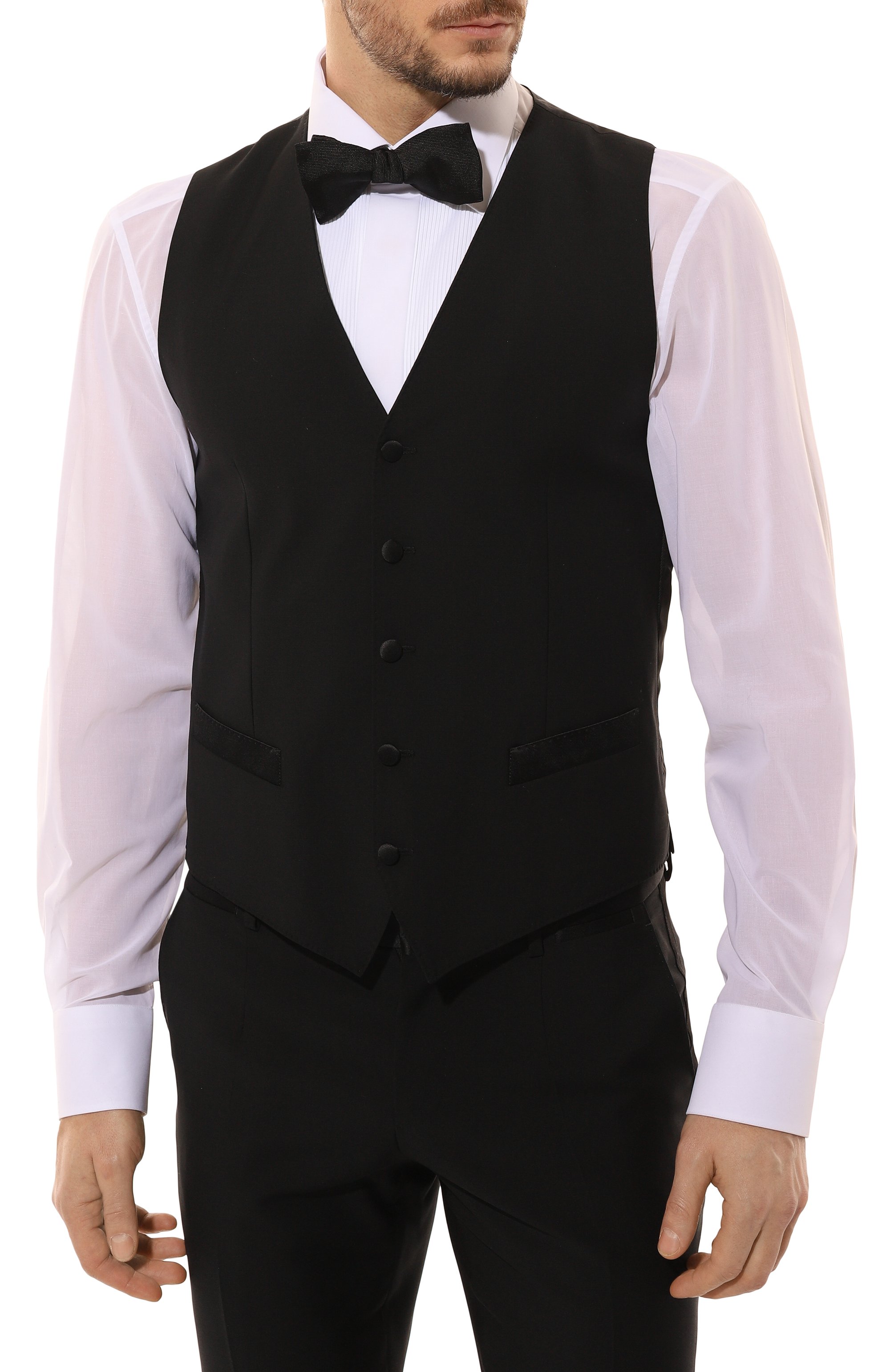 Шерстяной смокинг-тройка DOLCE & GABBANA, арт. GK2WMT/FU2Z8, фото 4