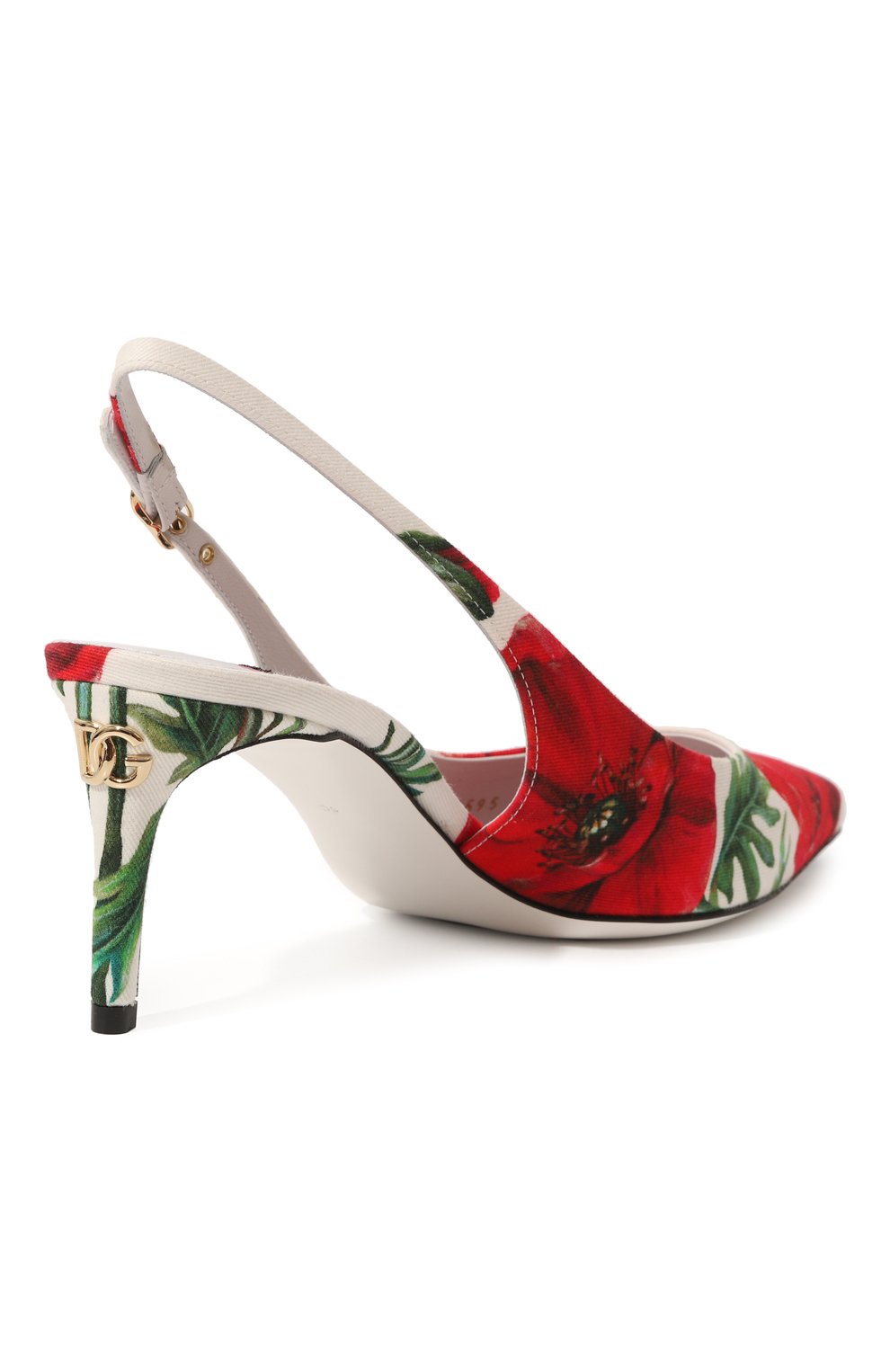 Текстильные туфли lollo DOLCE & GABBANA, арт. CG0595/AL223, фото 5