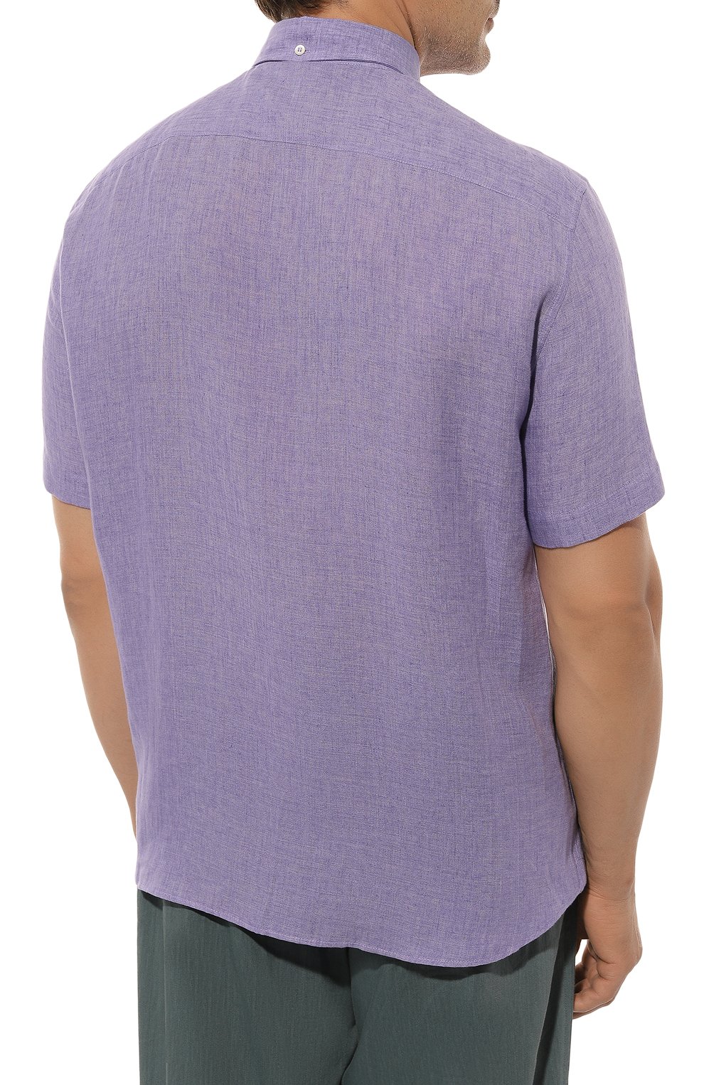 Льняная рубашка BRUNELLO CUCINELLI, арт. MF6300635, фото 4