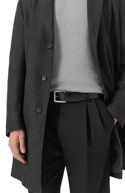 Кожаный ремень Zilli B01440M1016VPAL00/120 Чёрный  B01440M1016VPAL00/120 Фото 2