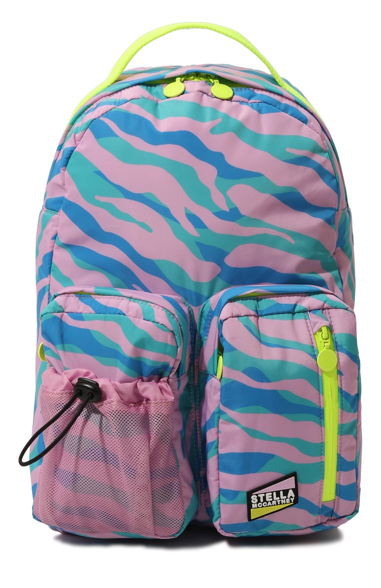 Детская рюкзак STELLA MCCARTNEY голубого цвета, арт. TU0B08 | Фото 1 (Материал сплава: Проставлено; Нос: Не проставлено; Материал: Текстиль)