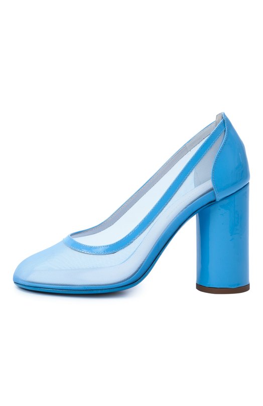 Текстильные туфли Azzurra Mattia Capezzani W484/RETE+VERNICE Голубой  W484/RETE+VERNICE Фото 4