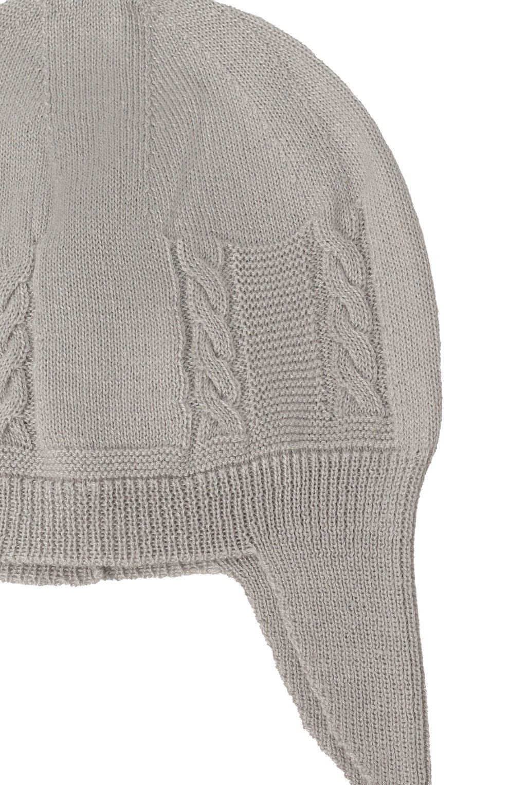 Шапка из шелка и кашемира BABY T серого цвета по цене 5995 руб., арт. 24AIR894CUP, фото 3 Шапка из шелка и кашемира BABY T, арт. 24AIR894CUP, фото 3