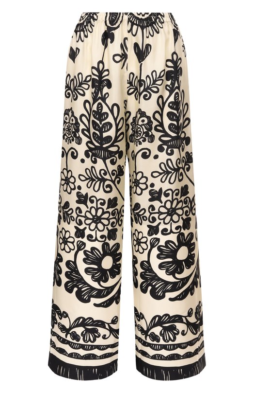 Шелковые брюки Maurizio W01010381 Бежевый W01010381