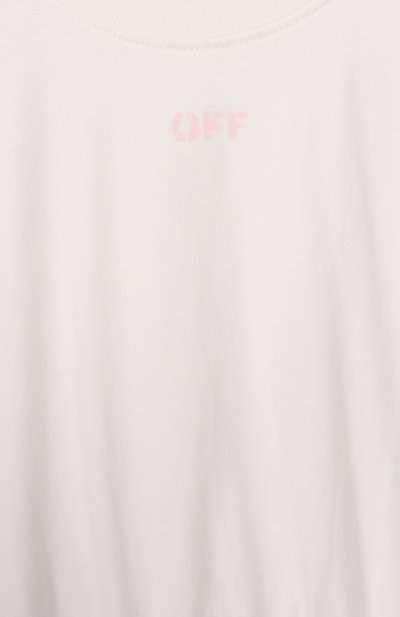 Хлопковое платье OFF-WHITE, арт. 0GDB037S26FAB001, фото 3