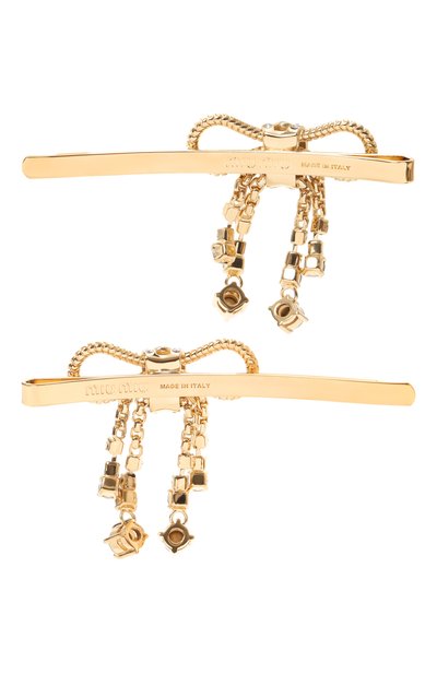 Комплект из двух заколок для волос MIU MIU, арт. 5JF114-2DRF-F0NXA, фото 3