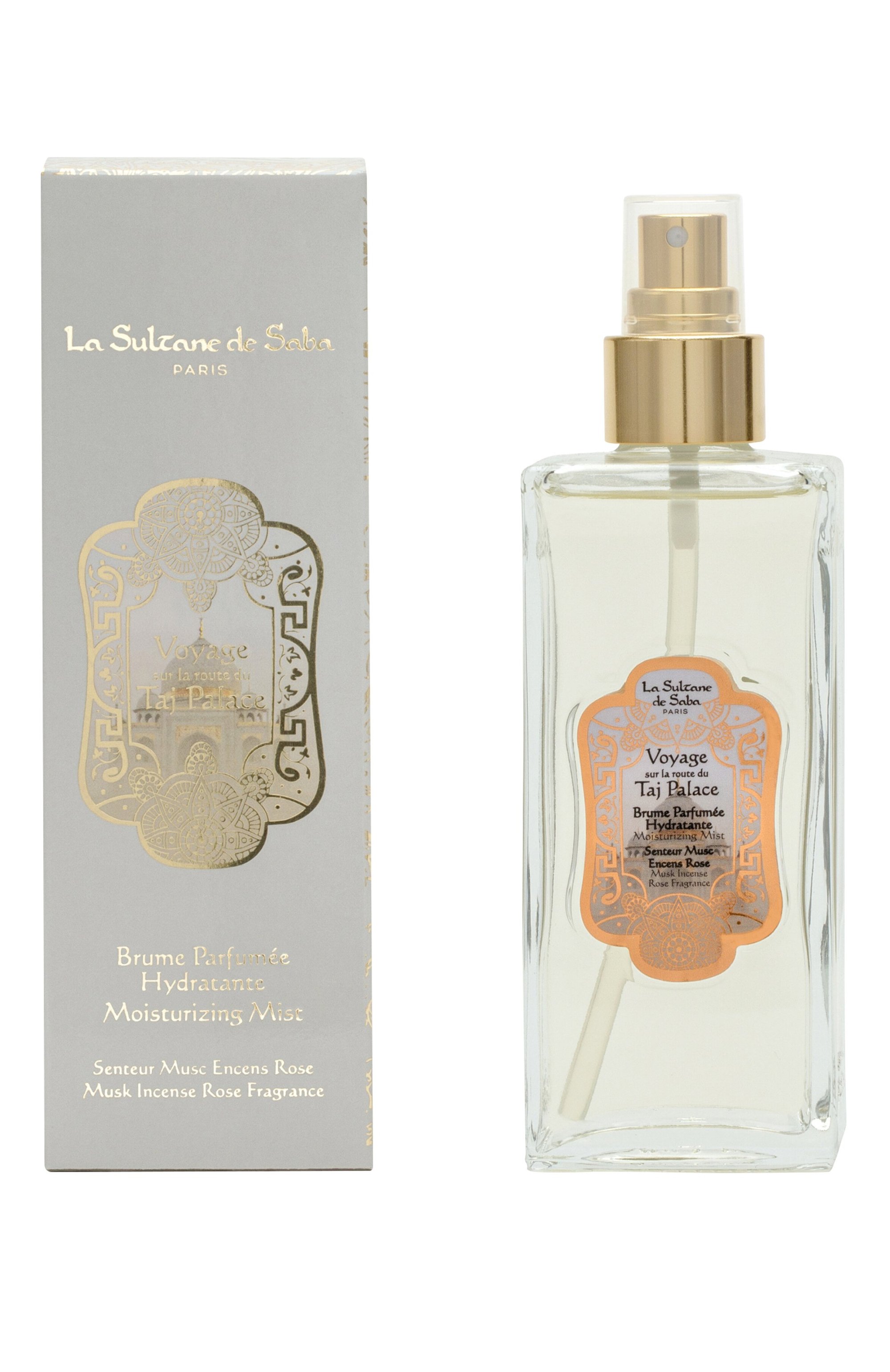 Парфюмированный увлажняющий спрей для тела «мускус, ладан и роза» (200ml) LA SULTANE DE SABA, арт. 3700448606402, фото 4