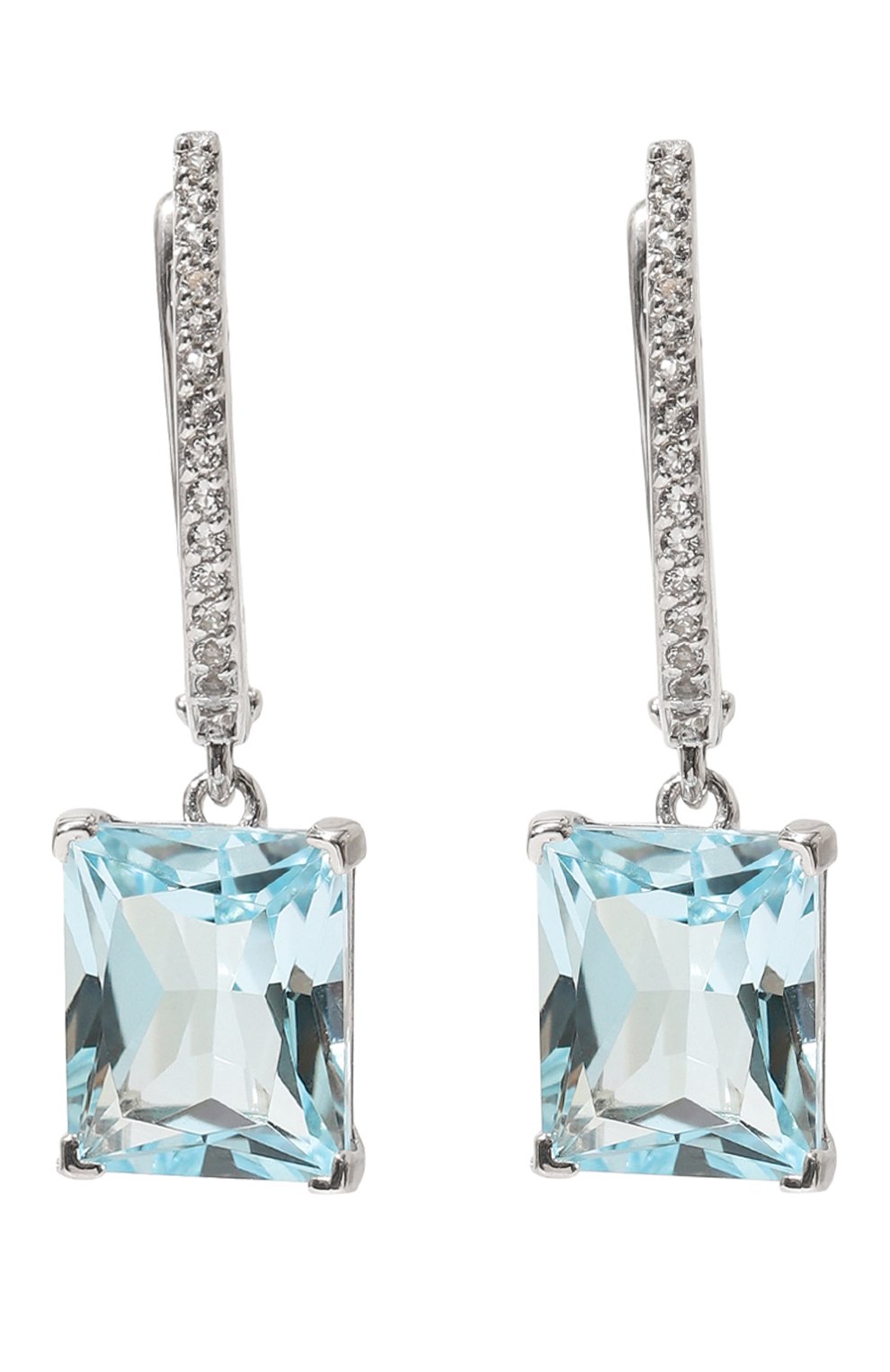 Серьги с голубыми топазами SECRETS JEWELRY, арт. СГТБС00507, фото 1