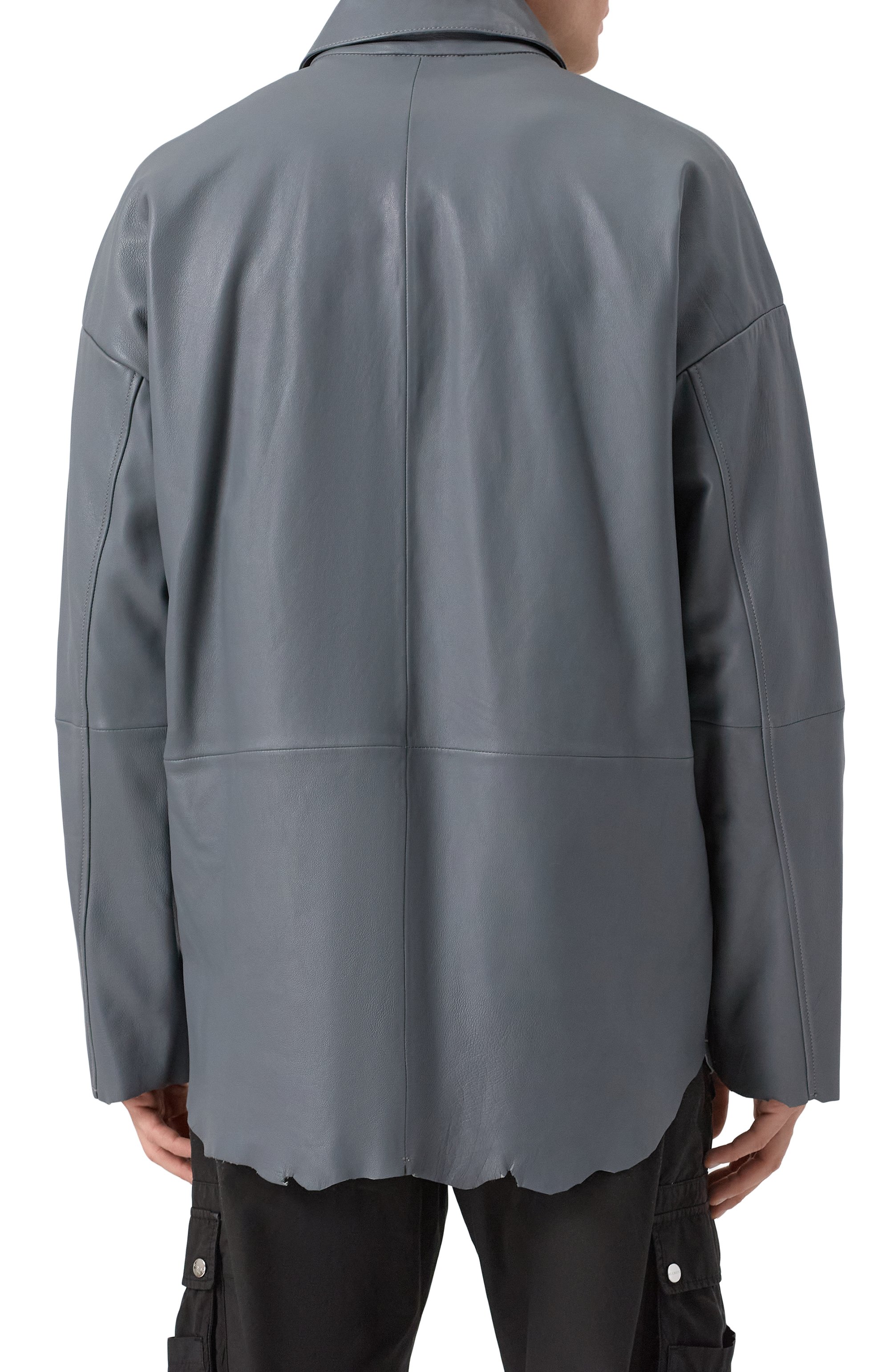 Кожаная рубашка DIESEL, арт. A17704/0SLBK, фото 4