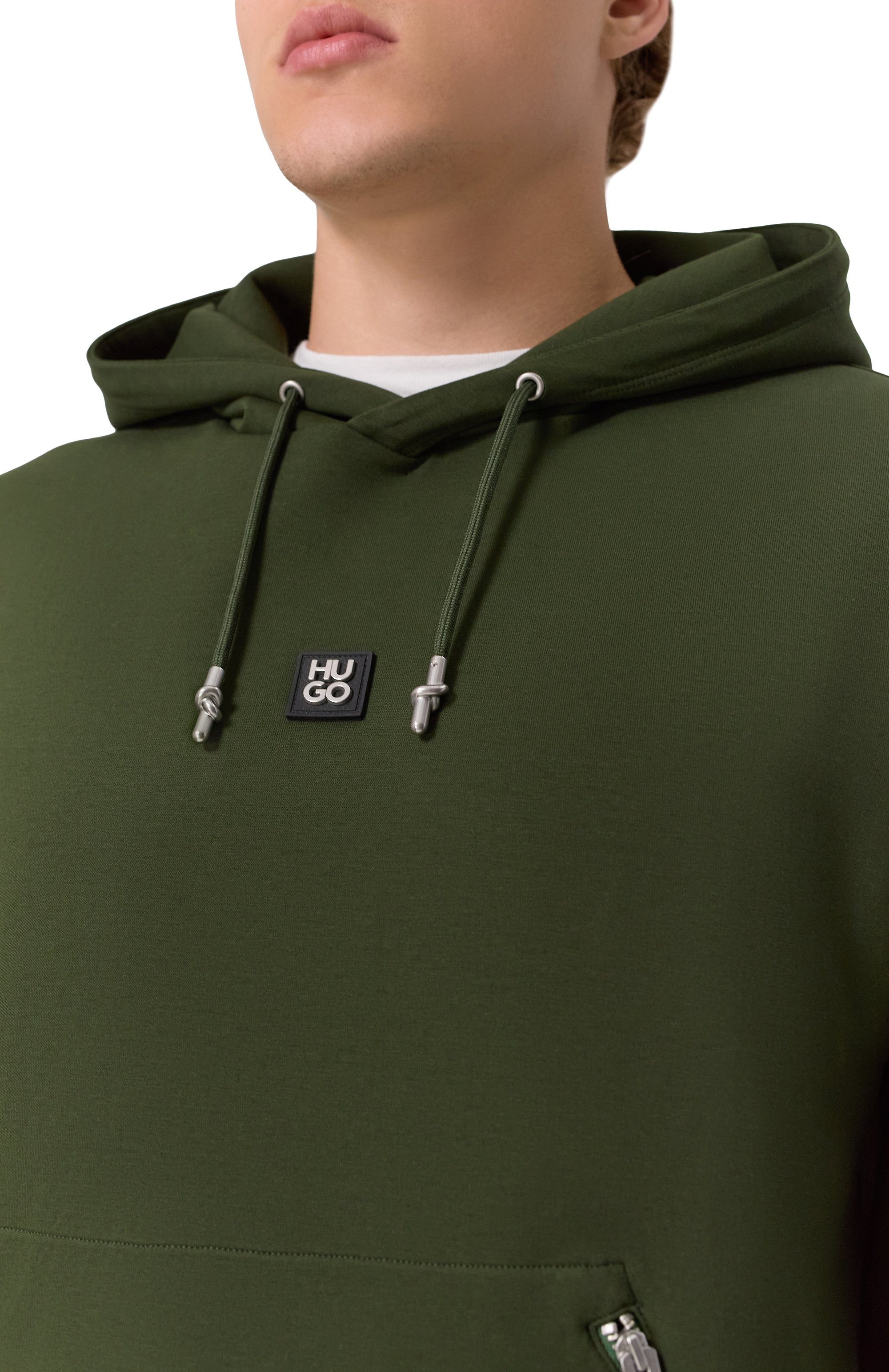 Хлопковое худи HUGO, арт. 50542583, фото 5