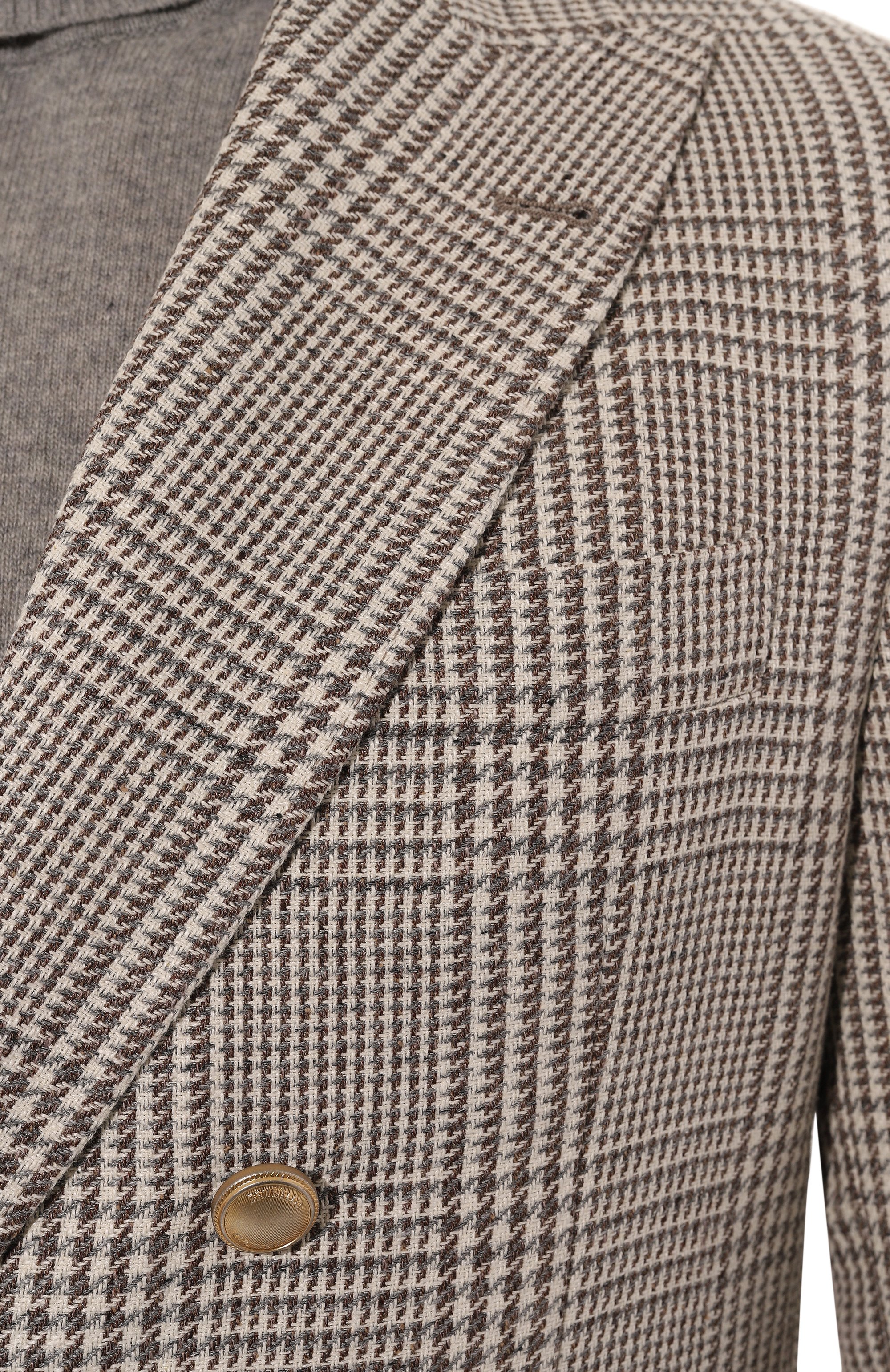 Пиджак изо льна и шерсти BRUNELLO CUCINELLI, арт. MG4977BPDE, фото 7