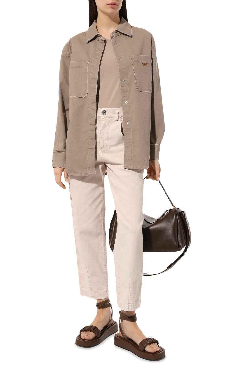 Хлопковая рубашка EMPORIO ARMANI, арт. 3R2C61/2NM2Z, фото 2