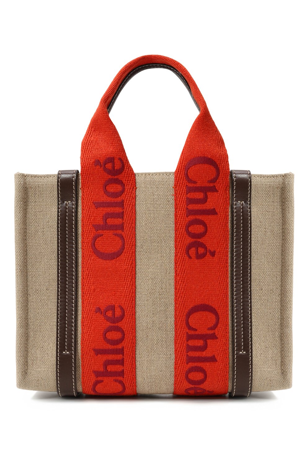 Сумка-тоут woody small CHLOÉ, арт. CHC23US397/K37, фото 6