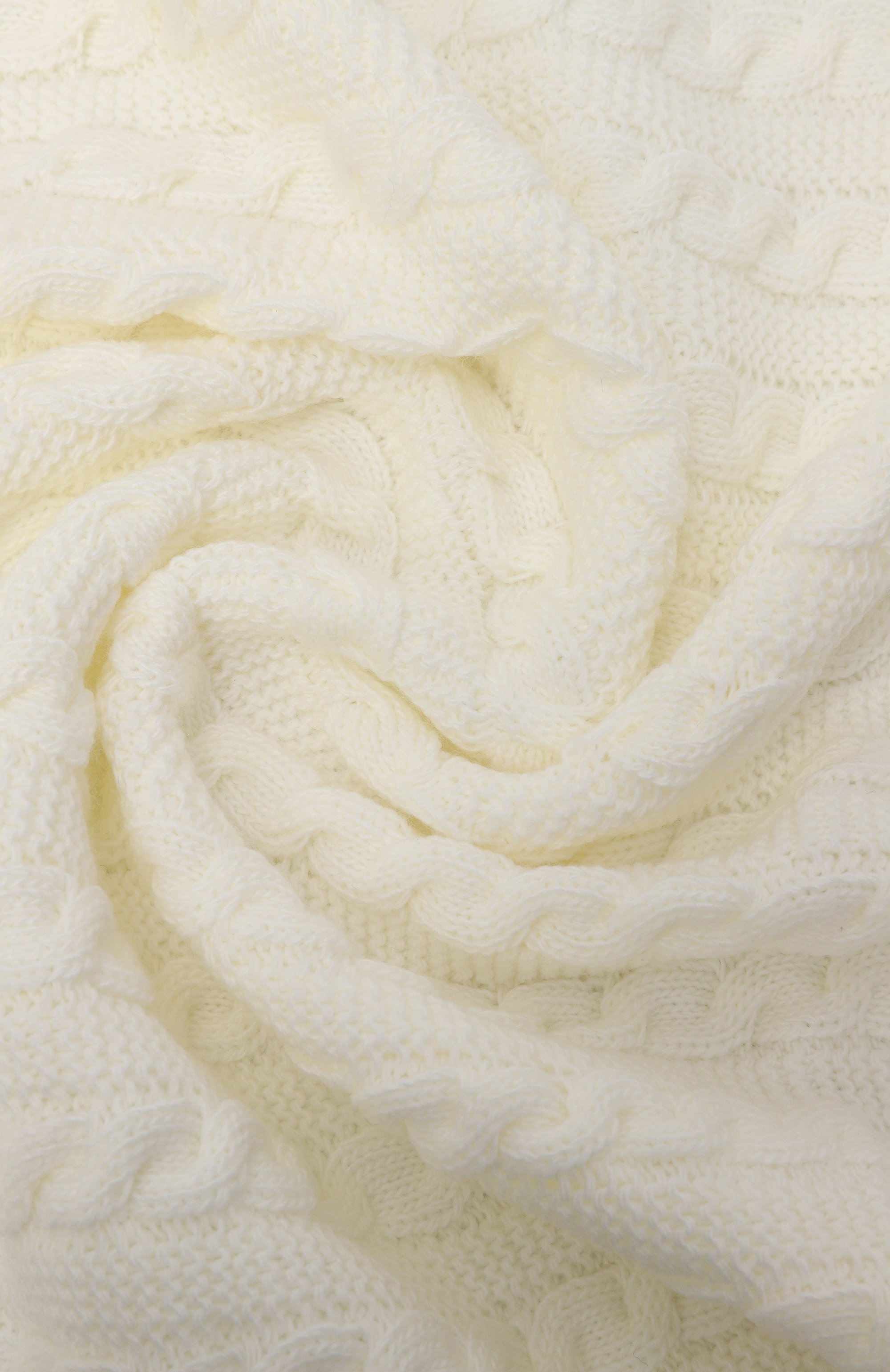 Шерстяной плед WOOL AND COTTON, арт. VMLPL-косы, фото 2