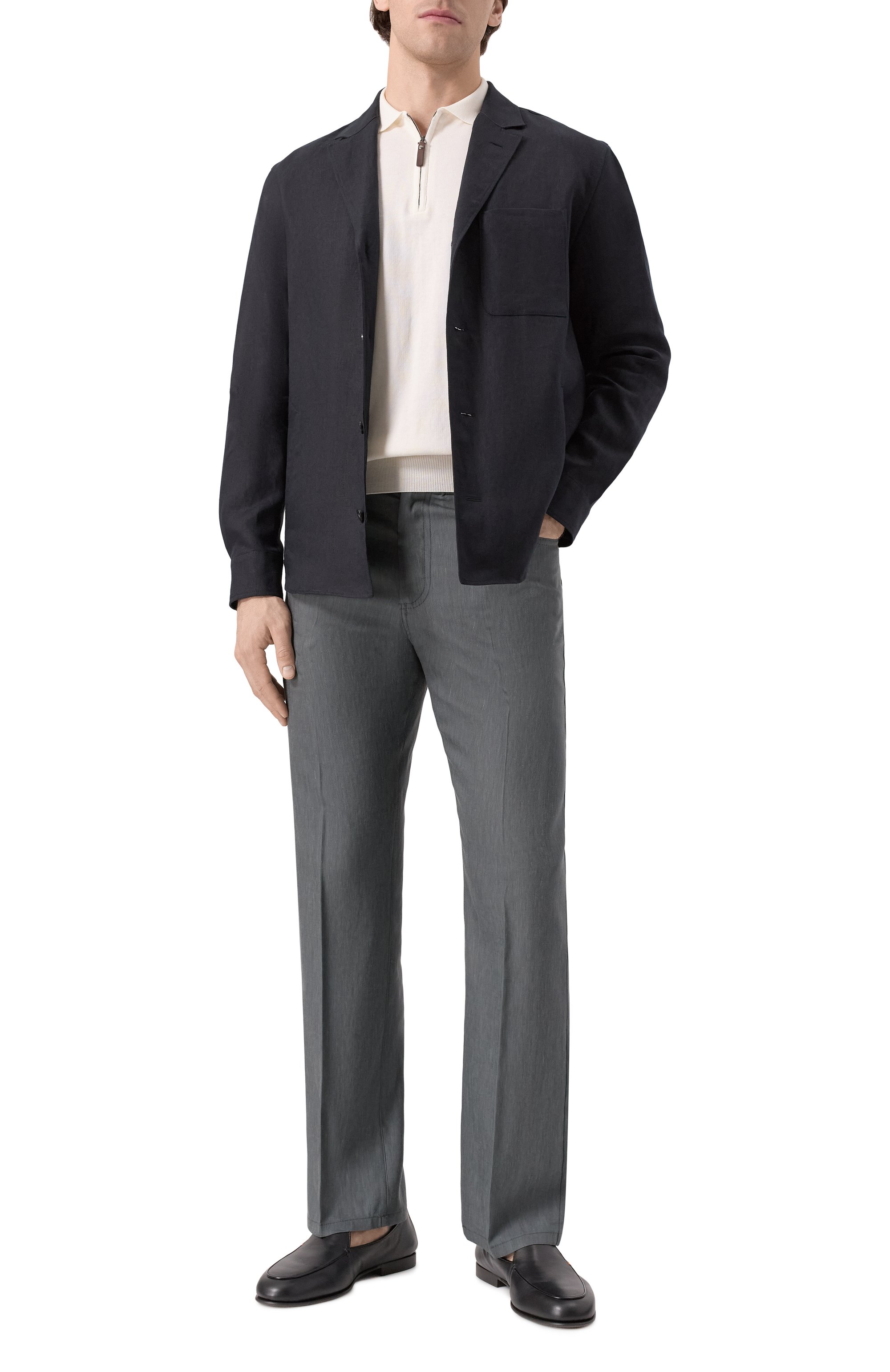 Льняной пиджак CANALI, арт. 31015/AE05539, фото 3