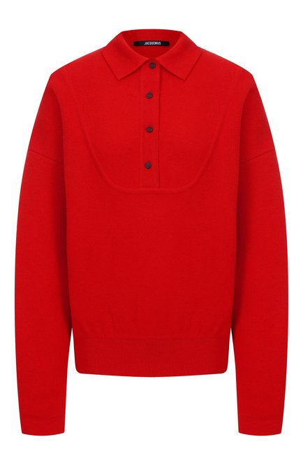 Женское поло из шерсти и кашемира JACQUEMUS, арт. 25HSWW00623AK0/0276