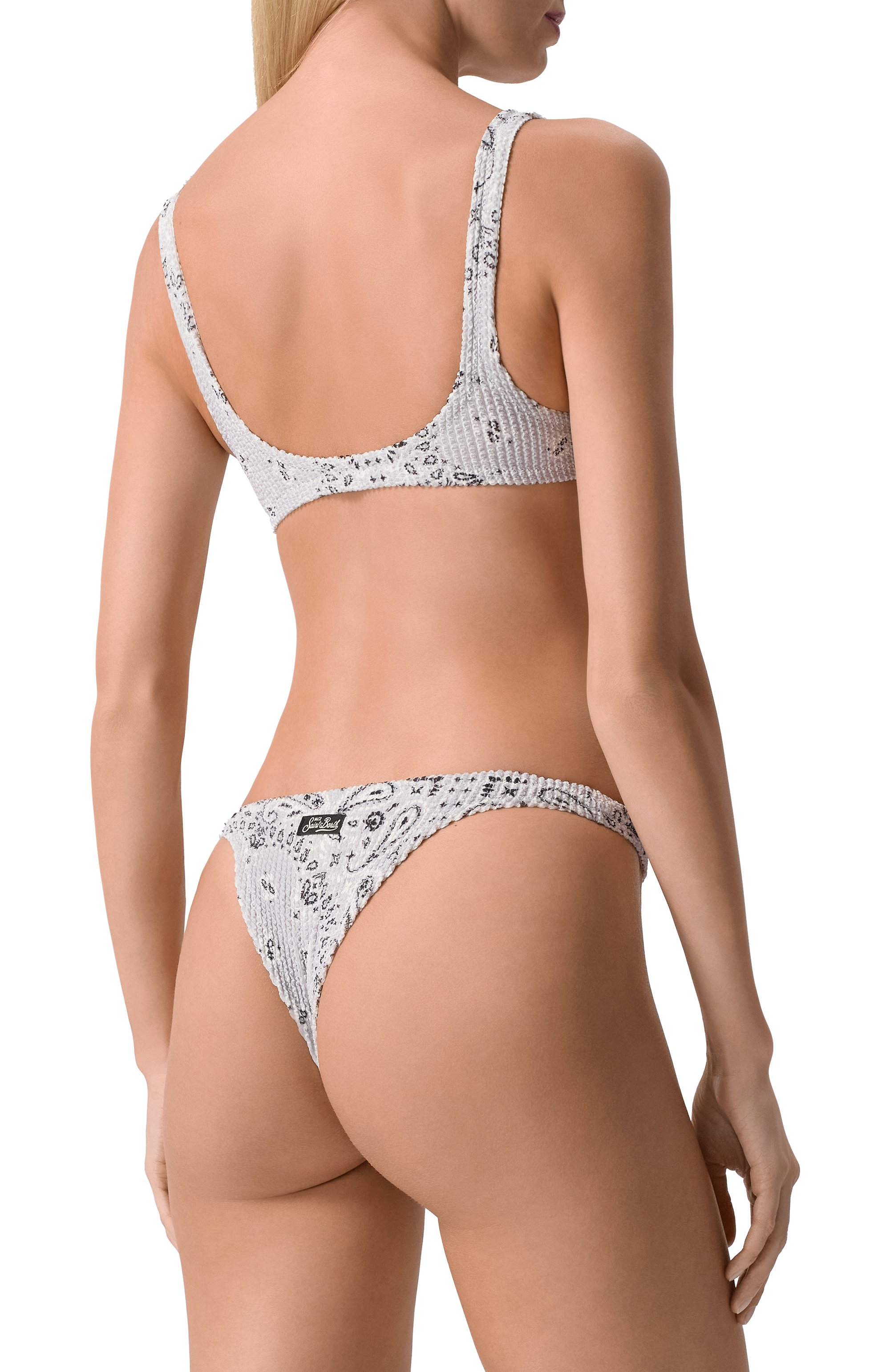 Плавки-бикини MC2 SAINT BARTH серого цвета по цене 9575 руб., арт. STBW NA0MI WP/05198H, фото 3 Плавки-бикини MC2 SAINT BARTH, арт. STBW NA0MI WP/05198H, фото 3