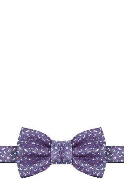 Шелковый галстук-бабочка с узором LANVIN, арт. 3152/B0W TIE, фото 1