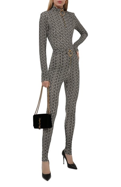 Легинсы из вискозы balmain x rossignol BALMAIN, арт. WF2PD031/J226, фото 2