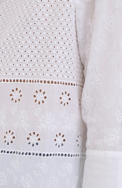 Льняная туника LA FABBRICA DEL LINO белого цвета по цене 35230 руб., арт. 00601, фото 5 Льняная туника LA FABBRICA DEL LINO, арт. 00601, фото 5