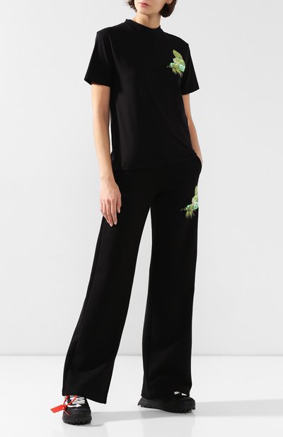 Хлопковая футболка OFF-WHITE, арт. 0WAA049F19F290531040, фото 2